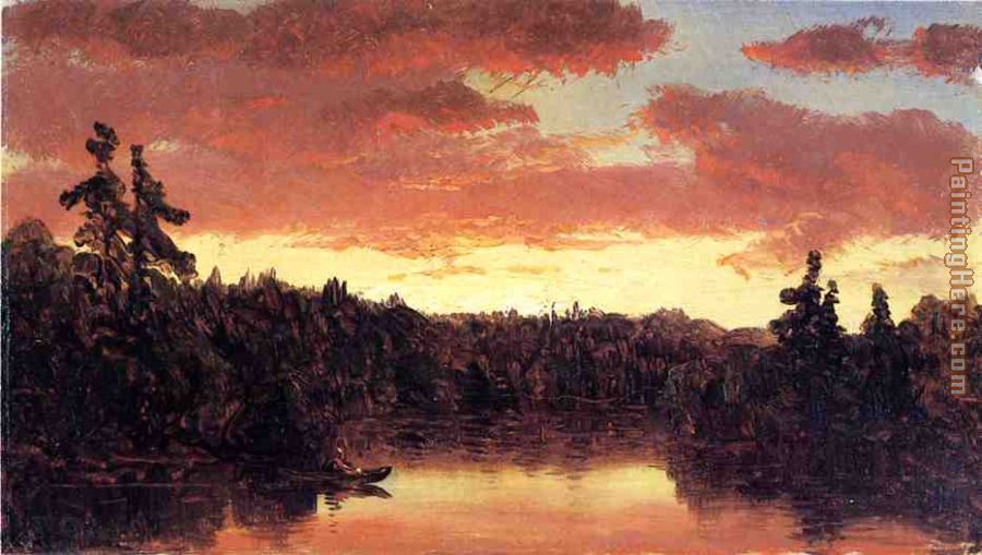 Sanford Robinson Gifford Sunset on Lake George